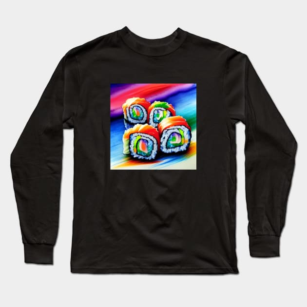 Sushi Lover Long Sleeve T-Shirt by ArtistsQuest